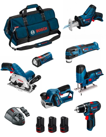 BOSCH Kit BMKB7-28FD3 (GSR 12V-15+GKS 12V-26+GST 12V-70+GOP