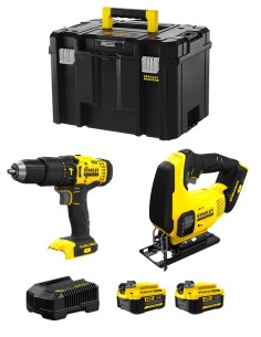 STANLEY FatMax Kit SVK205 (SFMCD711 + SFMCS600 + 2 x 4,0 Ah +