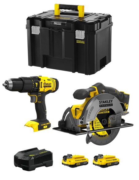 STANLEY FatMax Kit SVK210 (SFMCD711 + SFMCS500 + 2 x 2,0 Ah +