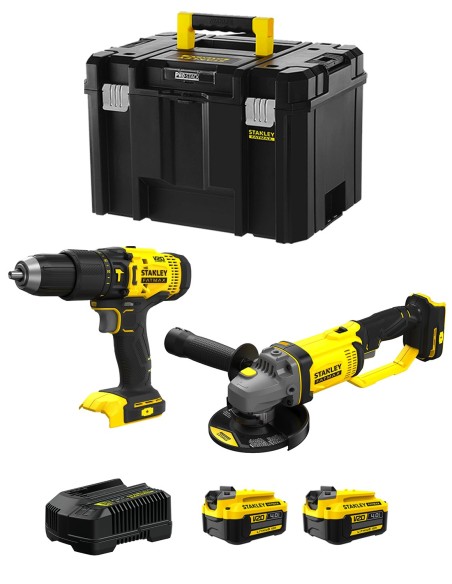 STANLEY FatMax Kit SVK213 (SFMCD711 + SFMCG400 + 2 x 4,0 Ah +