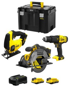 STANLEY FatMax Kit SVK302 (SFMCS600 + SFMCS500 + SFMCD711 + 2 x