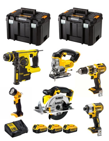 DeWALT Kit DCK699M3T (DCD795 + DCS391 + DCS331 + DCF887 +