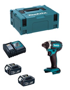 Atornillador de Impacto MAKITA DTD152RTJ (2 x 5,0 Ah + DC18RC +