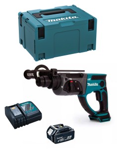 Hammer MAKITA DHR202RTJ1 (1 x 5,0 Ah + DC18RC + MAKPAC 3)