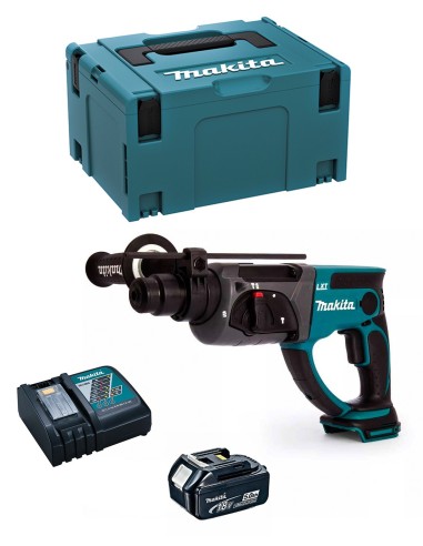 Hammer MAKITA DHR202RTJ1 (1 x 5,0 Ah + DC18RC + MAKPAC 3)