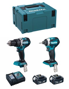MAKITA Kit MK223RTJ (DHP484 + DTD154 + 2 x 5,0 Ah + DC18RC +