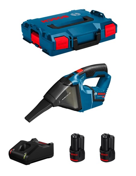 Staubsauger BOSCH GAS 12V-LI (2 x 3,0 Ah + GAL12V-40 + L-Boxx
