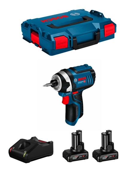 Visseuse à Chocs BOSCH GDR 12V-105 (2 x 6,0 Ah + GAL12V-40 +