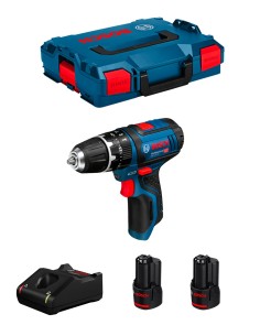 Trapano a Percussione BOSCH GSB 12V-15 (2 x 3,0 Ah + GAL12V-40