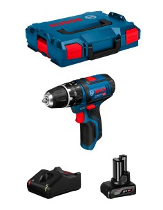Taladro Percutor BOSCH GSB 12V-15 (1 x 6,0 Ah + GAL12V-40 +