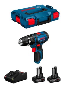 Trapano a Percussione BOSCH GSB 12V-15 (2 x 6,0 Ah + GAL12V-40