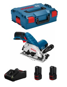 Sega Circolare BOSCH GKS 12V-26 (2 x 3,0 Ah + GAL12V-40 +