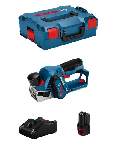 Hobel BOSCH GHO 12V-20 (1 x 3,0 Ah + GAL12V-40 + L-Boxx 136)