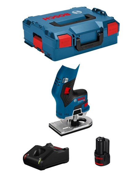Kantenfräse BOSCH GKF 12V-8 (1 x 3,0 Ah + GAL12V-40 + L-Boxx