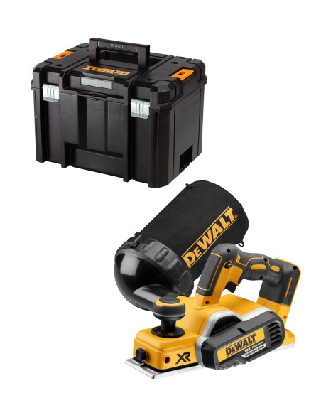 Rabot DeWALT DCP580NT (Machine seule + TSTAK VI + Sac à