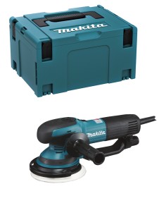 Lijadora Rotorbital MAKITA BO6050J con MAKPAC 3 (750 W)