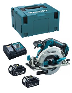 Scie Circulaire MAKITA DHS680RMJ (2 x 4,0 Ah + DC18RC + MAKPAC