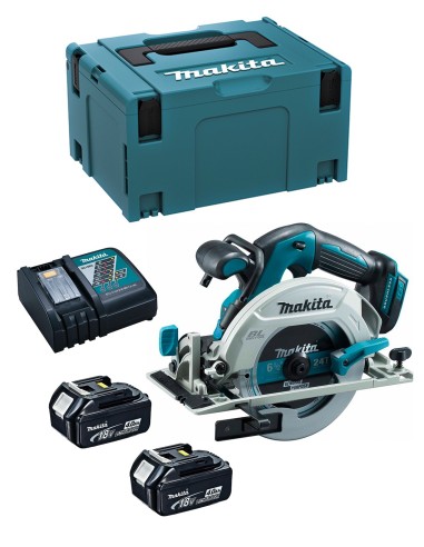 Scie Circulaire MAKITA DHS680RMJ (2 x 4,0 Ah + DC18RC + MAKPAC