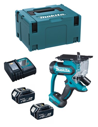 Trockenbausäge MAKITA DSD180RTJ (2 x 5,0 Ah + DC18RC + MAKPAC 3)