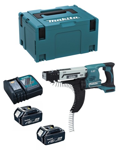 Visseuse Automatique MAKITA DFR550RTJ (2 x 5,0 Ah + DC18RC +