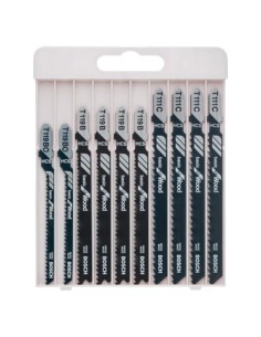 Set of 10 Jigsaw blades BOSCH Basic for Wood (2 607 010 629) 2