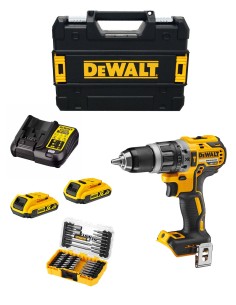 Hammer Drill DCD796D2T (2 x 2,0 Ah + DCB107 + TSTAK II) + Set