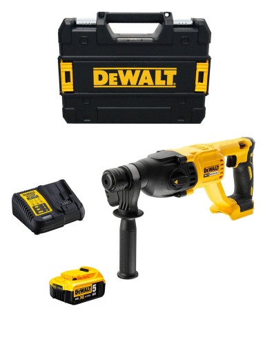 Perforateur-Burineur DeWALT DCH133P1T (1 x 5,0 Ah + DCB115 +