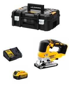 Sierra de Calar DeWALT DCS334M1T (1 x 4,0 Ah + DCB115 + TSTAK