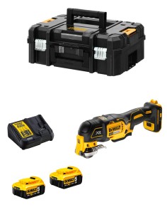 Outil Multifonction DeWALT DCS355P2T (2 x 5,0 Ah + DCB115 +