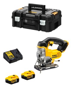 Jigsaw DeWALT DCS331P2 (2 x 5,0 Ah + DCB115 + TSTAK II)