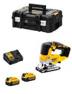 Sierra de Calar DeWALT DCS334M2T (2 x 4,0 Ah + DCB115 + TSTAK