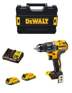 Trapano Avvitatore DeWALT DCD791D2T (2 x 2,0 Ah + DCB112 +