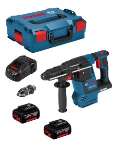 Bohrhammer BOSCH GBH 18V-26 F (2 x 5,0 Ah + GAL1880CV + L-Boxx