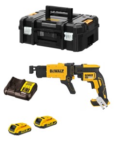 Atornillador de Pladur DeWALT DCF620D2K (2 x 2,0 Ah + DCB112 +