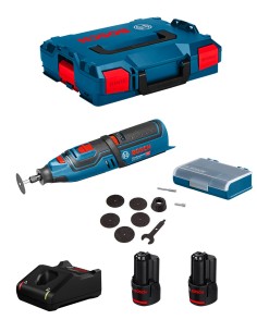 Multi Tool BOSCH GRO 12V-35 (2 x 2,0 Ah + GAL12V-40 + L-Boxx