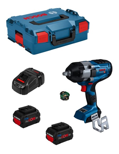 Visseuse à Chocs BOSCH GDS 18V-1000 C (2 x 8,0 Ah ProCORE +