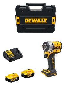 Llave de Impacto DeWALT DCF921P2T (2 x 5,0 Ah + DCB115 + TSTAK