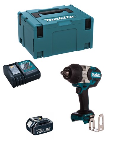 Impact Wrench MAKITA DTW1002RTJ1 (1 x 5,0 Ah + DC18RC + MAKPAC