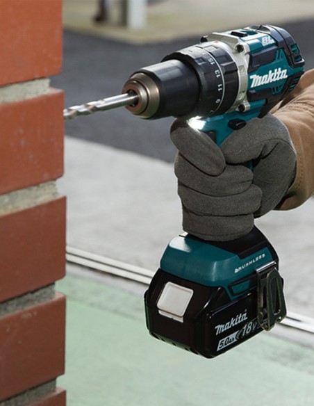 MAKITA Kit DLX2210TJ1 (DHP484 + DGA506 + 2 x 5,0 Ah + DC18RC +