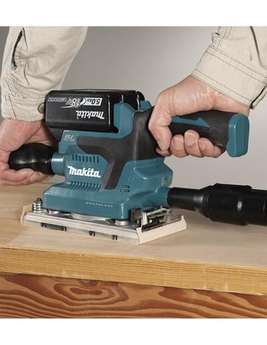 Ponceuse Vibrante MAKITA DBO380RTJ (2 x 5,0 Ah + DC18RC +