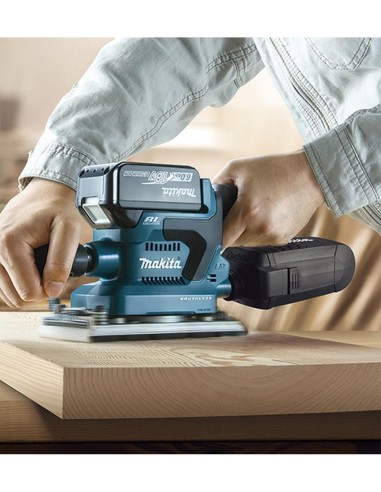 Schwingschleifer MAKITA DBO380RTJ (2 x 5,0 Ah + DC18RC + MAKPAC