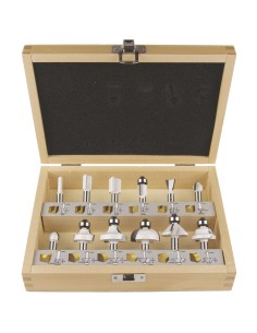 Set mit 12 Fräser MAKITA D-53556