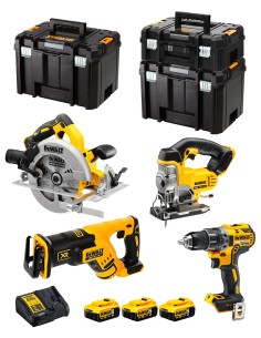 DeWALT Kit DCK421P3T (DCD791 + DCS570 + DCS331 + DCS367 + 3 x