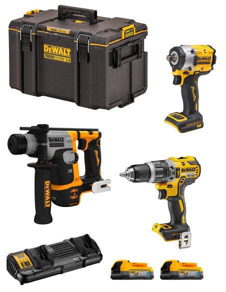 DeWALT Kit DWK306PS (DCH172 + DCF921 + DCD796 + 2 x 1,7 Ah +