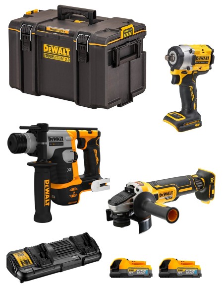 DeWALT Kit DWK307PS (DCH172 + DCF921 + DCG405 + 2 x 1,7 Ah +