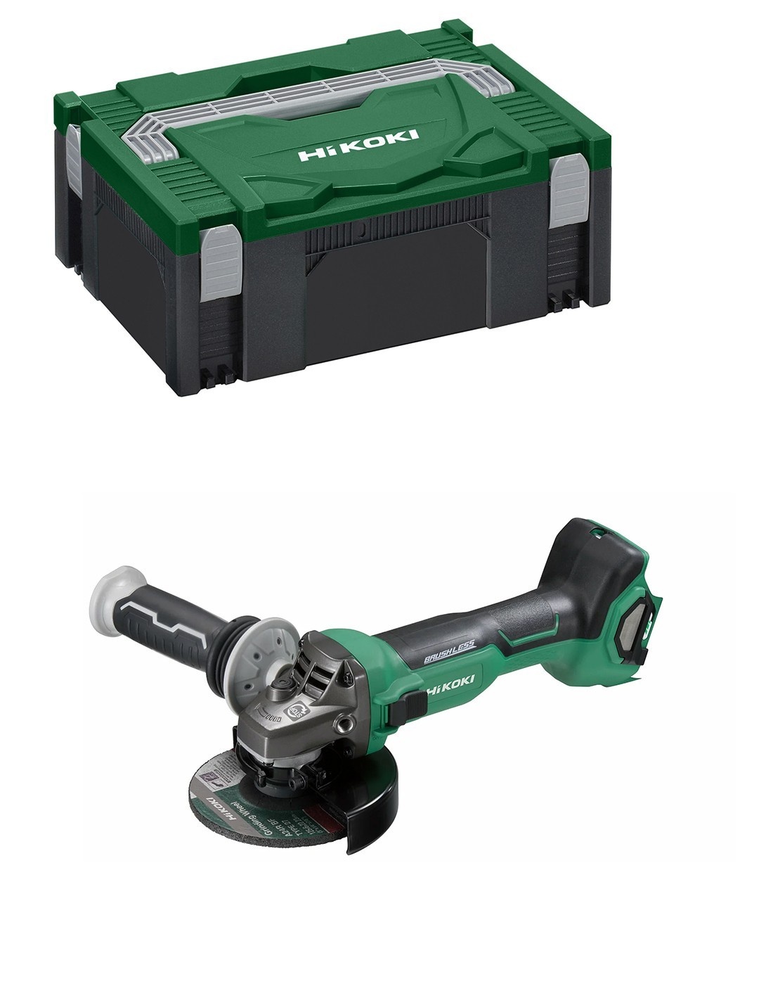 Amoladora HIKOKI G1813DAW2Z (Cuerpo solo + Maletín HSCIII)