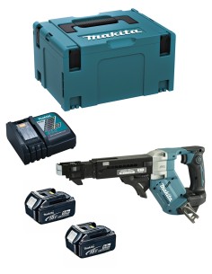Atornillador Autoalimentado MAKITA DFR551RTJ (2 x 5,0 Ah +