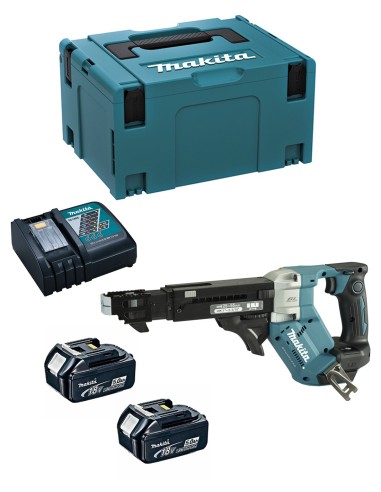 Visseuse Automatique MAKITA DFR551RTJ (2 x 5,0 Ah + DC18RC +