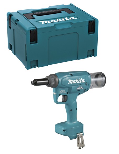 Blindnietsetzgerät MAKITA DRV250ZJ (nur Gerät + MAKPAC 3)
