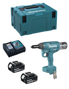 Blindnietsetzgerät MAKITA DRV250RFJ (2 x 3,0 Ah + DC18RC + MAKPAC 3)